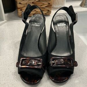 Vintage Stuart Weitzman tortoise wedges